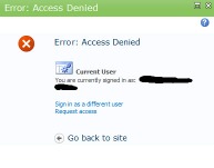 Error: Access Denied